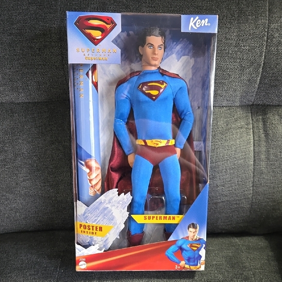 Other - Superman Ken Doll in Blue and Red